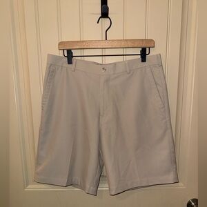 Peter Millar Wicking Salem High Drape Performance Shorts MS14EB82 Khaki Size 33
